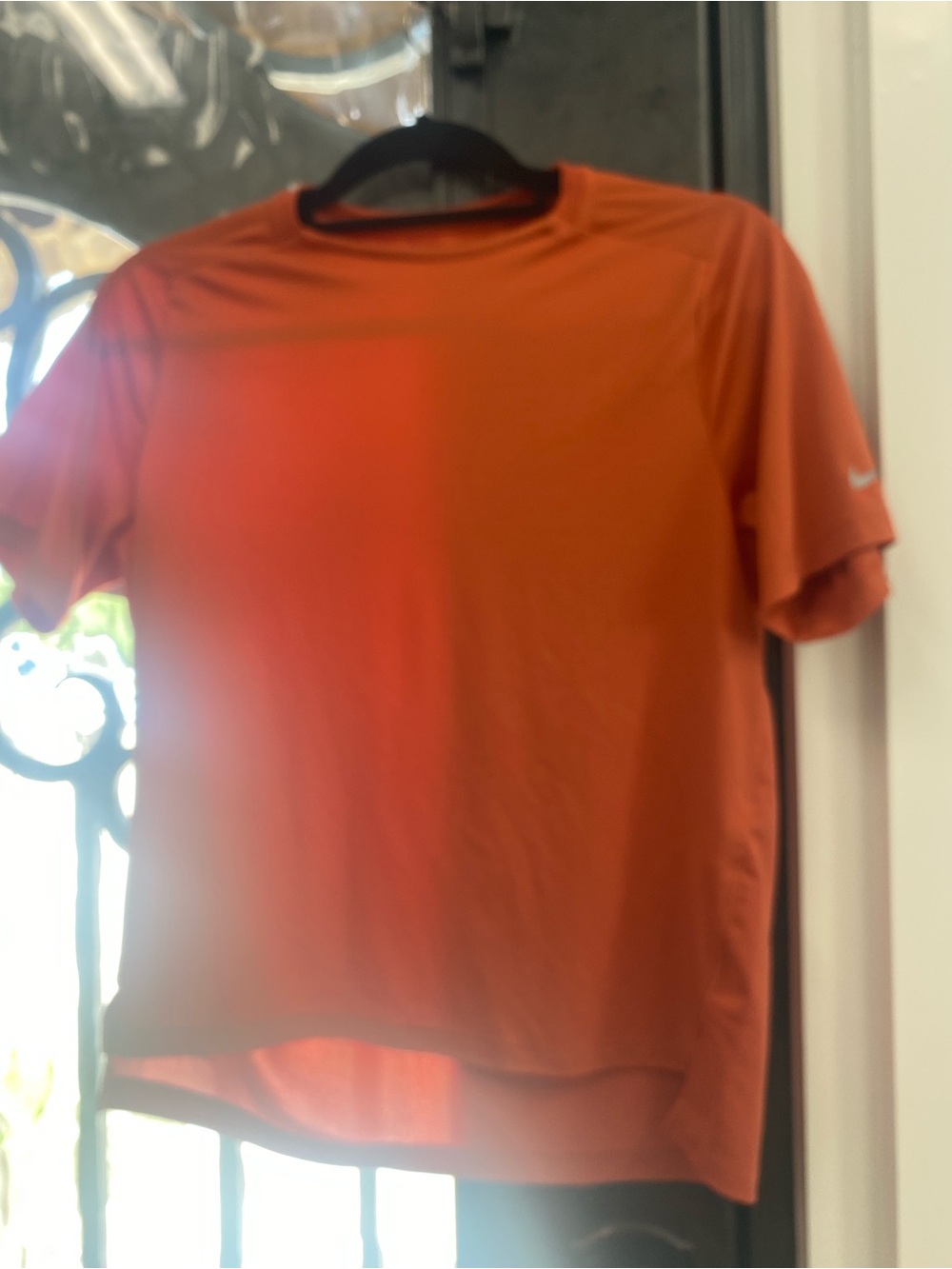 Nike Orange Short Sleeve Kids Performance Tee